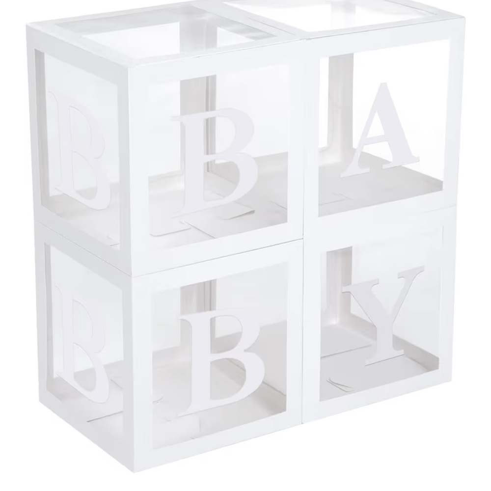 White BABY Decorative Blocks